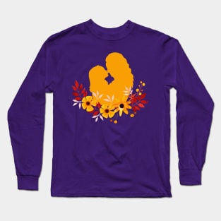 Mother Daughter Love Hand Drawn Long Sleeve T-Shirt